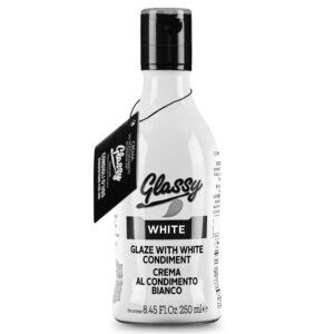 GLASSY PLAIN GLAZE WITH WHITE CONDIMENT - Acetto Balsamico - 250 ml